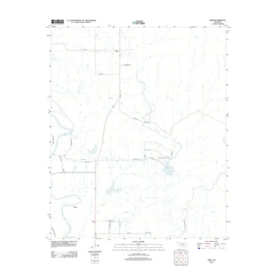 2013 Map of Nebo, 2013 Print