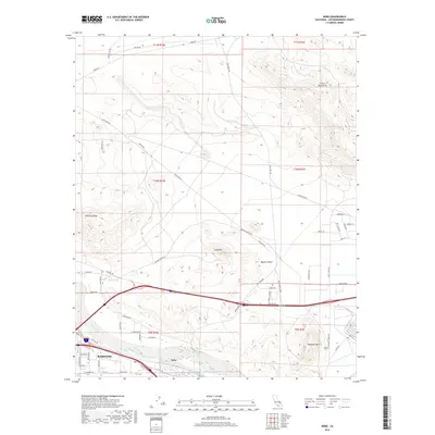 2018 Map of Nebo, 2018 Print