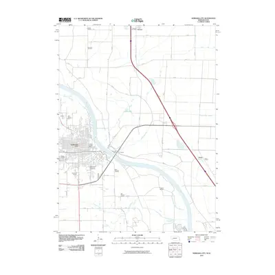 2010 Map of Nebraska City, 2010 Print