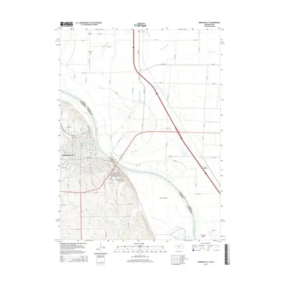 2014 Map of Nebraska City, 2014 Print