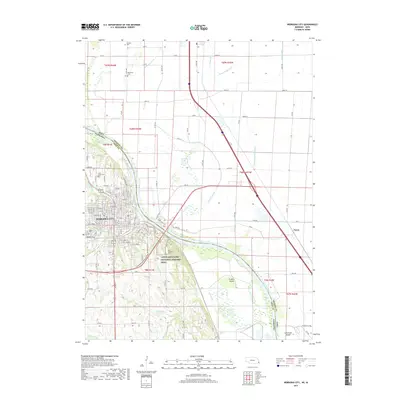 2017 Map of Nebraska City, 2017 Print