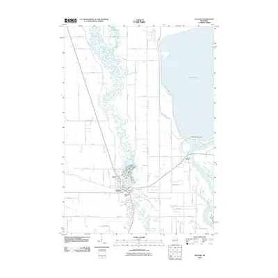 2010 Map of Necedah, 2010 Print