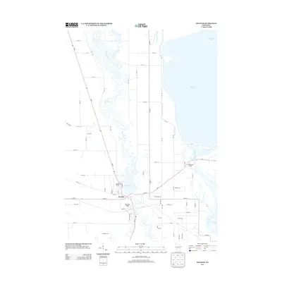 2013 Map of Necedah, 2013 Print