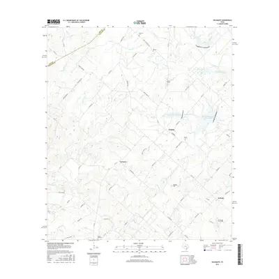2016 Map of Nechanitz, 2016 Print