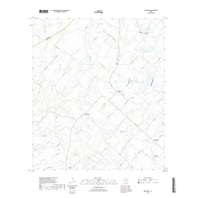 2019 Map of Nechanitz, 2019 Print