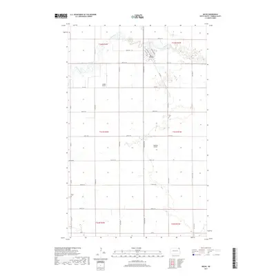2017 Map of Neche, 2017 Print