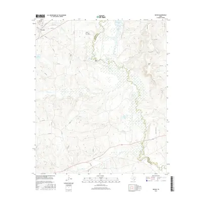 2016 Map of Neches, 2016 Print