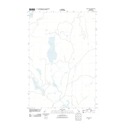 2011 Map of Ned Lake, 2011 Print