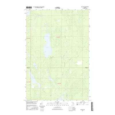 2017 Map of Ned Lake, 2017 Print