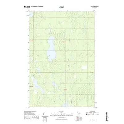 2019 Map of Ned Lake, 2019 Print