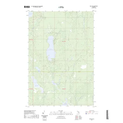 2023 Map of Ned Lake, 2023 Print