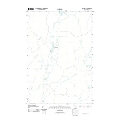 2011 Map of Ned Lake SE, 2011 Print