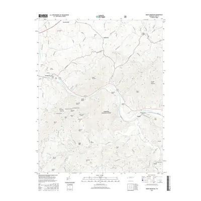 2016 Map of Neddy Mountain, 2016 Print