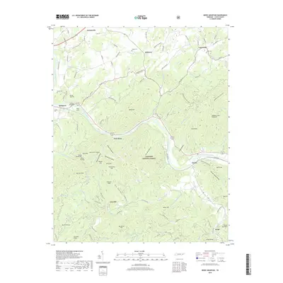 2019 Map of Neddy Mountain, 2019 Print