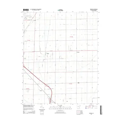 2014 Map of Needham, 2014 Print