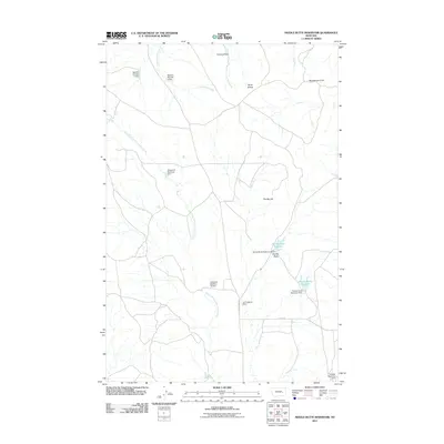 2011 Map of Needle Butte Reservoir, 2011 Print