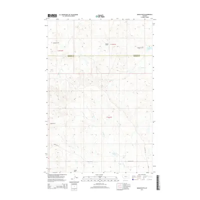 2014 Map of Needle Butte, 2014 Print