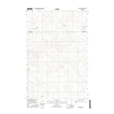 2017 Map of Needle Butte, 2017 Print