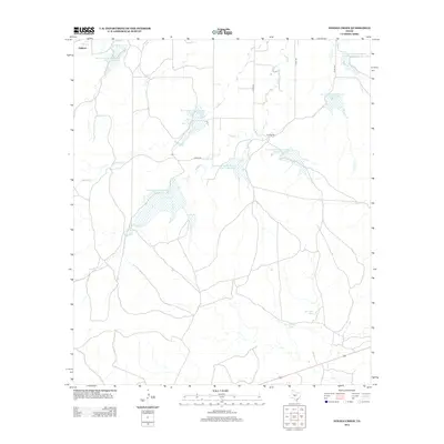 2013 Map of Needle Creek, 2013 Print