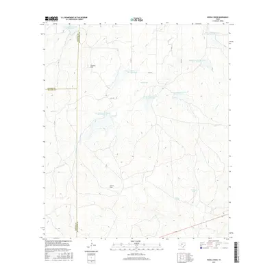 2016 Map of Needle Creek, 2016 Print