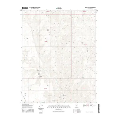 2017 Map of Needle Eye Point, 2017 Print