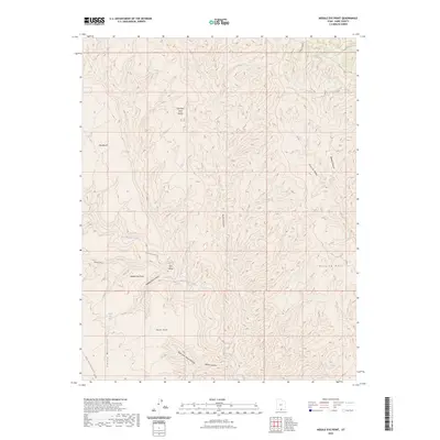 2023 Map of Needle Eye Point, 2023 Print