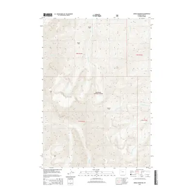 2015 Map of Needle Mountain, 2015 Print