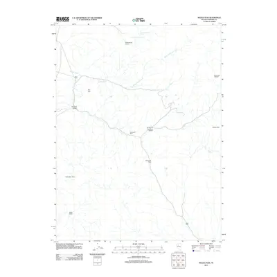 2011 Map of Needle Peak, 2011 Print