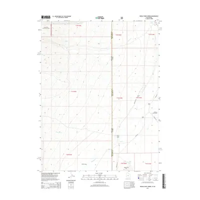 2014 Map of Needle Point Spring, 2014 Print