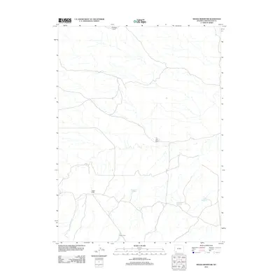 2012 Map of Needle Reservoir, 2012 Print