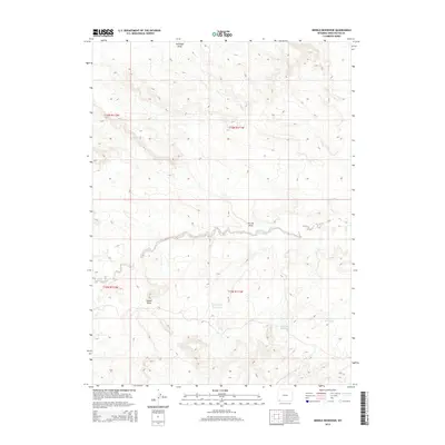 2015 Map of Needle Reservoir, 2015 Print