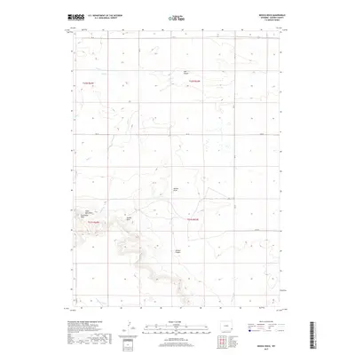 2017 Map of Needle Rock, 2017 Print