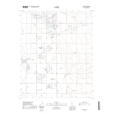 2021 Map of Needles NE, 2021 Print