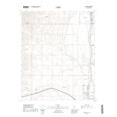 2018 Map of Needles NW, 2018 Print