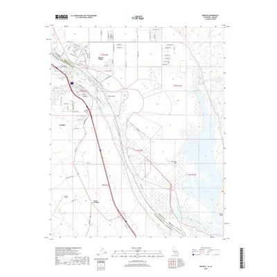 2018 Map of Needles, 2018 Print