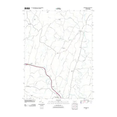 2010 Map of Needmore, 2010 Print