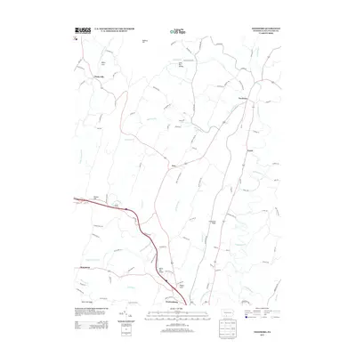 2013 Map of Needmore, 2013 Print