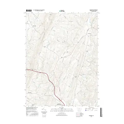 2016 Map of Needmore, 2016 Print