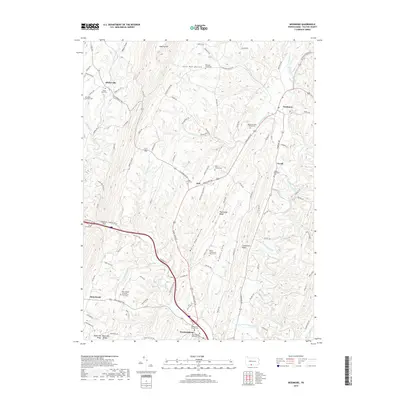 2019 Map of Needmore, 2019 Print