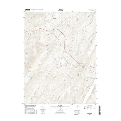 2016 Map of Needmore, 2016 Print
