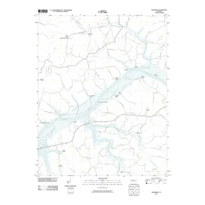 2010 Map of Needmore, 2010 Print