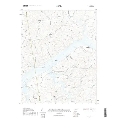 2019 Map of Needmore, 2019 Print