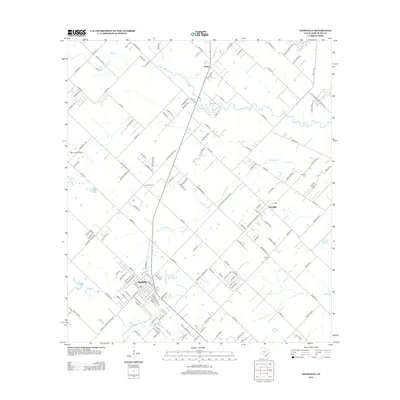2013 Map of Needville, 2013 Print