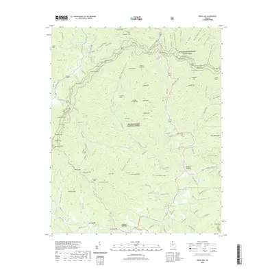2020 Map of Neel Gap, 2020 Print