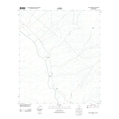 2013 Map of Neely Arroyo, 2013 Print