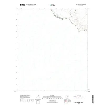 2019 Map of Neely Canyon OE S, 2019 Print