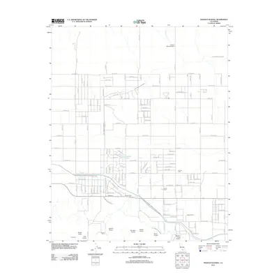 2012 Map of Neenach School, 2012 Print