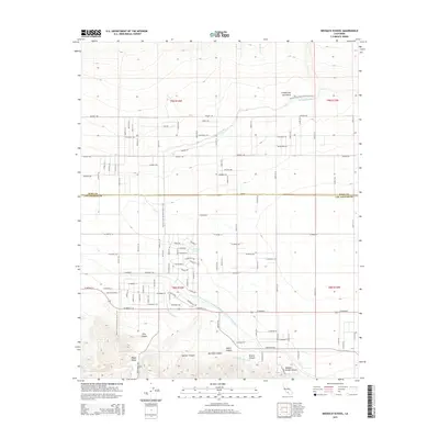 2015 Map of Neenach School, 2015 Print
