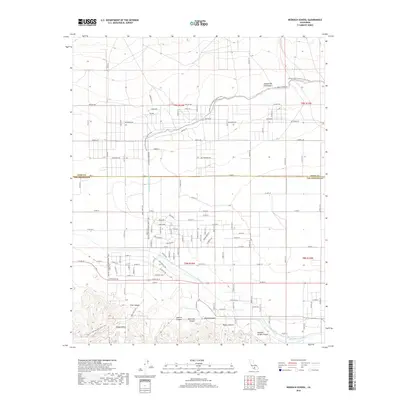 2018 Map of Neenach School, 2018 Print