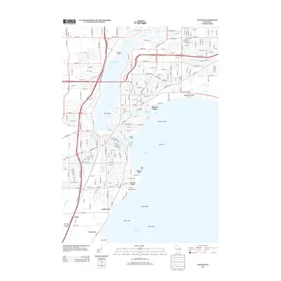 2013 Map of Neenah, 2013 Print